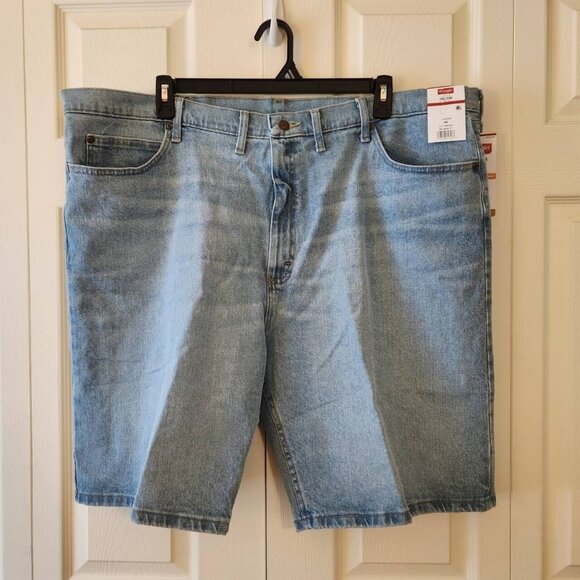 Wrangler Five Star Premium Relaxed Fit Denim Shorts Size 46 10" Inseam - Picture 1 of 10